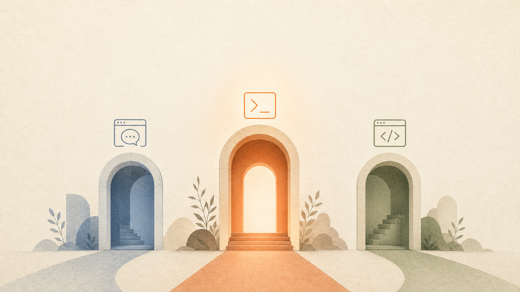 Claude Codeへの3つの入り口